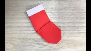 靴下の折り方 簡単折り紙レッスン 簡単 おりがみレッスン 折り紙モンスター