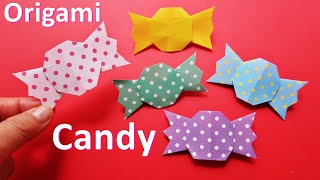 折り紙 あめ キャンディ 折り方 簡単で可愛い ハロウィンやクリスマスに Halloween Decorations Origami Paper Candy Easy Tutorial Balalaika 折り紙モンスター