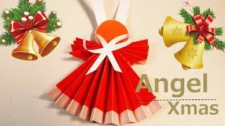 折り紙 とっても簡単 クリスマスの天使のかわいい折り方 Origami Easy How To Fold A Angel Cute For Christmas 簡単カワイイ 手作り 折り紙モンスター