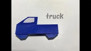 折り紙 Origami トラック Truck Tomo Channel 折り紙モンスター