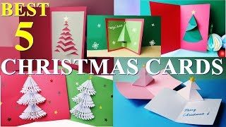 クリスマスカード 作り方 飛び出すポップアップ ベスト５ Diy Christmas Cards Pop Up Best 5 19 Easy Tutorial Balalaika 折り紙モンスター