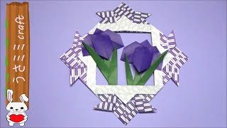 折り紙 こどもの日の飾り 兜のリース 菖蒲 の作り方 Diy Origami Helmet Wreath Iris うさミミcraft 折り紙モンスター