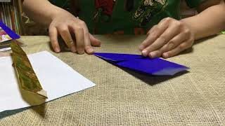 折り紙 かっこいい刀の折り方 戦国武将の日本刀を作ろう 折り紙図書館origami Library 折り紙モンスター