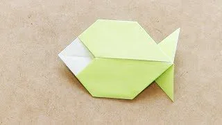 簡単おりがみ かわいいさかなの折り紙をおってみよう 魚のおりがみの折り方 Origami World Origami World 折り紙 モンスター