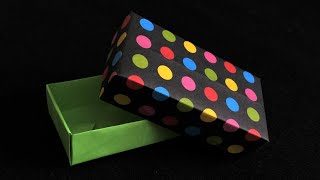 折り紙 長方形の箱 の折り方 Origami How To Make A Box Nyanya Origami Channel 折り紙モンスター