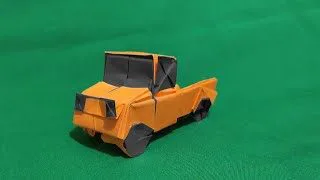 折り紙 Origami 車 セダン Car Sedan Tomo Channel 折り紙モンスター