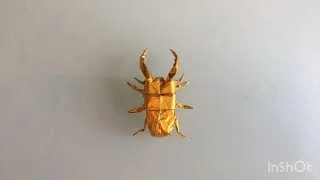 折り紙 ノコギリクワガタ Origami Sawstagbeetle Mushitarou 折り紙モンスター