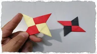忍者スター作り方 折り紙の星 Origami Ninja Star Easy ペーパークラフトorigami Papercraft 折り紙モンスター