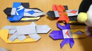 シンカリオンおりがみ E５はやぶさ 新幹線変形ロボ シンカリオンz 折り紙 Shinkalion Z Origami アプリ折り紙 Apri Origami 折り紙モンスター