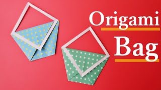 折り紙 バック かばん 折り方 簡単で可愛い作り方 Origami Paper Bag Craft Easy Tutorial Balalaika 折り紙モンスター