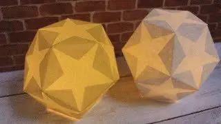 折り紙 星のランタン ランプシェードを作ってみた ペーパークラフト How To Make An Origami Star Lantern Lamp Shade Papercraft Kawaii Pastime 折り紙モンスター