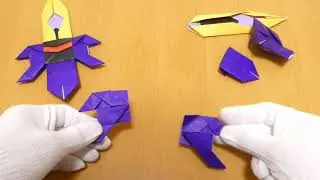 シンカリオンおりがみ E５はやぶさ 新幹線変形ロボ シンカリオンz 折り紙 Shinkalion Z Origami アプリ折り紙 Apri Origami 折り紙モンスター