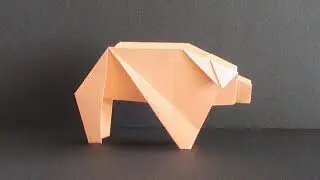 折り紙 豚 Origami Pig Origami Picture Book 折り紙図鑑 折り紙モンスター