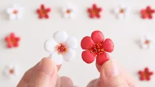 紙で作る梅の花の作り方 Diy How To Make Paper Plum Blossoms 紙工作ぺん Simplepapermade 折り紙モンスター