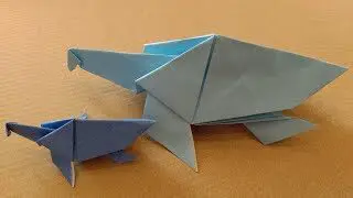 How To Make A Origami Dinosaurs Ankylosaurus アンキロサウルス折り紙 Fun Craft 折り紙モンスター