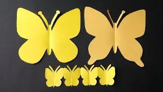 折り紙 ちょうちょの3種類 簡単な切り方 How To Cut Origami 3 Types Of Butterflies Abcorigami 折り紙モンスター