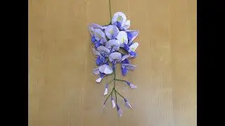 花 折り紙 藤の花を折り紙で作ってみた Easy Origami Make Wisteria Floribunda Ninntou Origami 折り紙モンスター