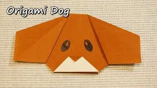 犬 折り紙 折り方 簡単かわいい犬の顔 Origami Dog Gunoiejapan 折り紙モンスター