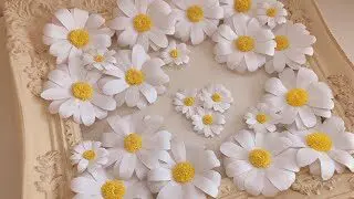 折り紙 マーガレット デイジーの花の作り方 Origami Paper How To Make A Paris Daisy Marguerite Daisy Flower 折り紙チャンネルorigami Channel 折り紙モンスター