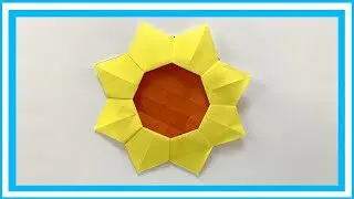 折り紙 ひまわりの花 の折り方 作り方 簡単でかわいい おりがみの箱 Origami 折り紙モンスター