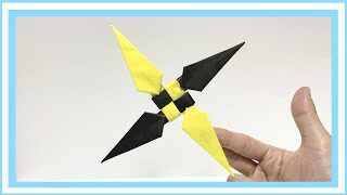 折り紙 手裏剣 の折り方 作り方 簡単でかっこいい おりがみの箱 Origami 折り紙モンスター