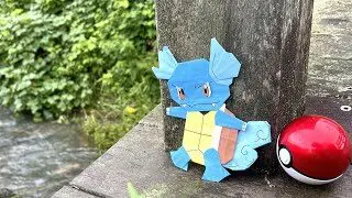 折り紙 小学生にも簡単で 可愛い ポケモン カメールの作り方 ポケモン図鑑008 カメール 子供向け おりがみ 折り紙 フィギュア 折り紙モンスター