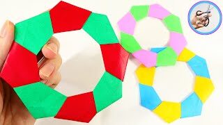 リース 折り紙 折り方 8枚を使用して作るちょっとトゲトゲした感じの作り方を紹介 クリスマスの飾りにも使える つくるモン つくるモン 折り紙 モンスター