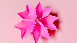 折り紙 椿の花と葉っぱの折り方 おりがみの時間 折り紙モンスター