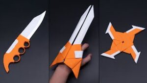 03 Easy Origami Paper Ninja Weapons – TLT Lab Hacks | 折り紙モンスター