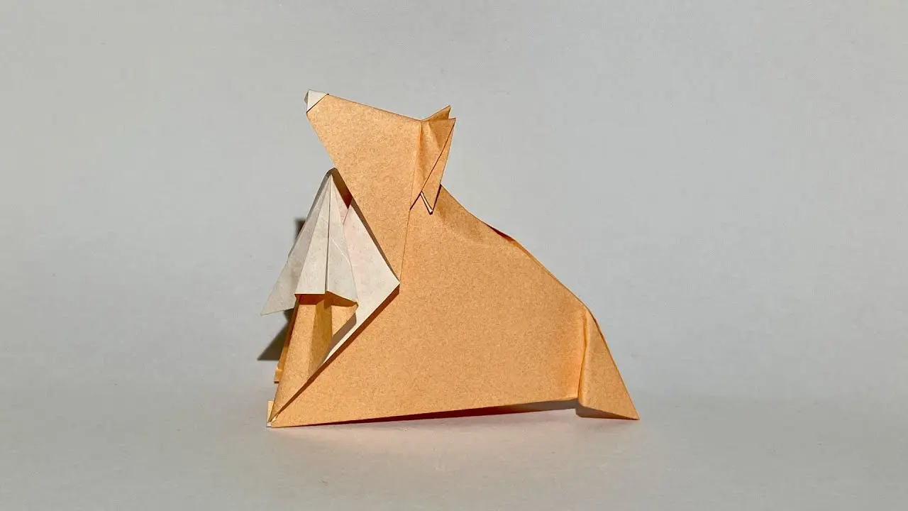 折り紙】シェルティ犬の折り方 Origami sheltie dog – はいまつORIGAMI