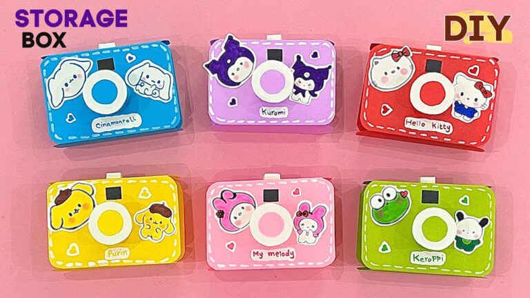 DIY PAPER STORAGE BOX/ PAPER CAMERA/Origami Camera/Paper Camera/My ...