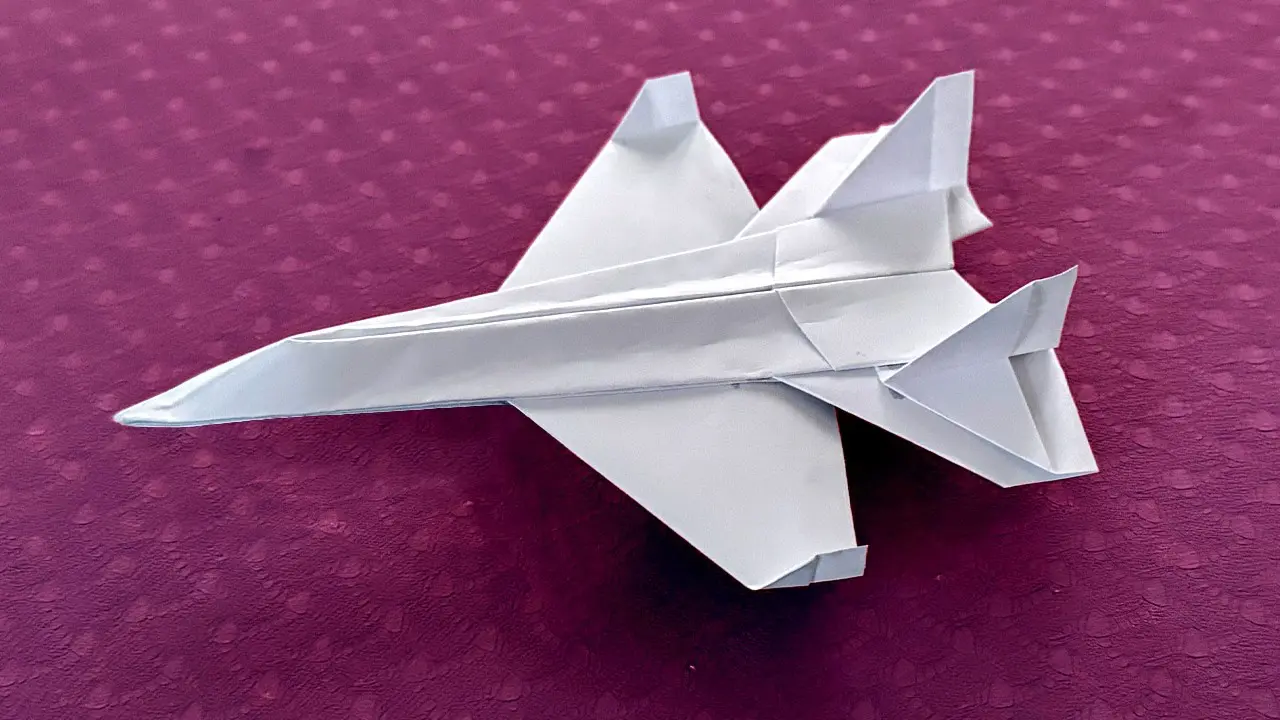 折り紙かみひこうき | 紙飛行機ジェット機 | 紙飛行機の作り方 よく