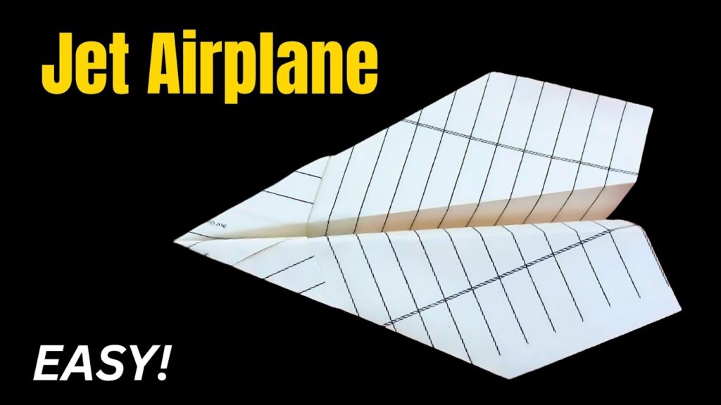 How to Make a Paper Jet Plane | Best Origami Paper Airplane – Homemade ...