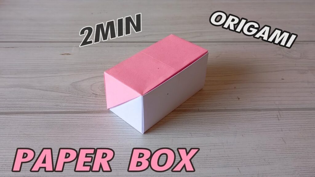 PAPER BOX EASY ORIGAMI TUTORIAL|HOW TO MAKE BOX|STEP BY STEP FOLDING ...