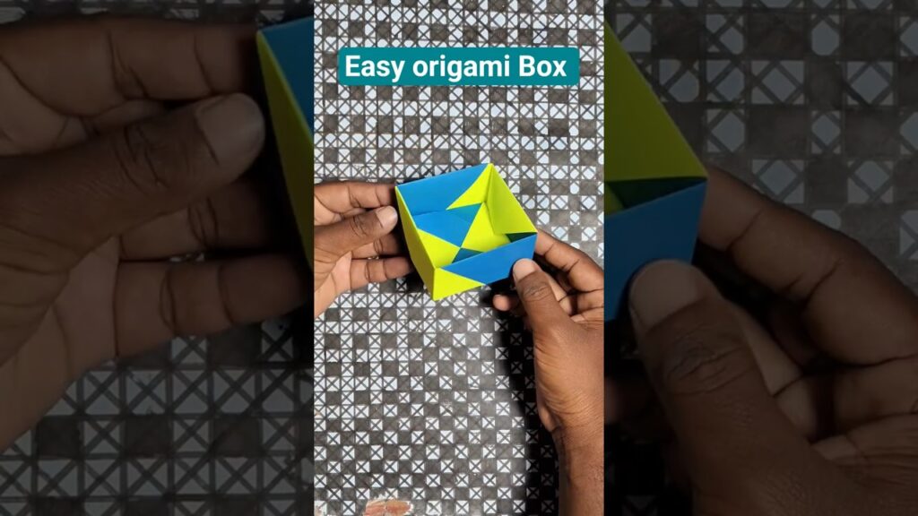 Easy origami Box tutorial | How to make paper box step by step # ...