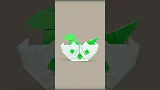 恐竜折り紙】ケツァルコアトルス dinosaur origami Quetzalcoatlus